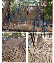 WaiMin Rete da arrampicata for bambini Rete da arrampicata in nylon Rete da corda for carichi pesanti Ampio giardino Bambino Parco giochi for adulti Rete da arrampicata sull'albero Rete di sicurezza e