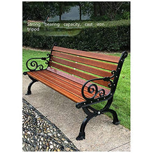 Outdoor Giardino Legno Massello Panchina Per Il Tempo Libero,anticorrosivo Di Legno In Ghisa Parco Telaio Del Banco,portico Esterno Panca Terrazza Decorativa,usato Per Giardino/prato/piazza Strada