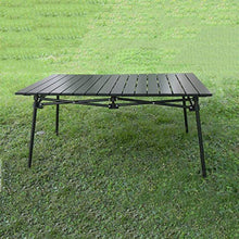 End Table Portatile Tavolo Tavolo da picnic BBQ da spiaggia, tavolo pieghevole portatile per esterno, in lega di alluminio, adatto per picnic all'aperto, feste in giardino, ecc. Disponibile in due dim