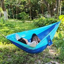 Amaca Da Campeggio 270 X 140 Cm Per 1-2 Persone, Amaca Doppia Portatile In Nylon Con Paracadute Leggera Con Cinghie Per Zaino In Spalla, Campeggio, Viaggi, Spiaggia, Giardino