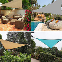 YHNJI - Tenda a vela triangolare con corda, 2 x 2 x 2 m per patio, giardino, esterno, cortile