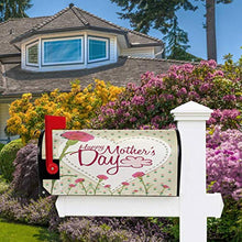 Happy Mother's Day Rosa Floreale Casella Postale Copre Magnetica Giardino Cantiere Casa Decor Dimensioni Standard 53,3 cm x 45,7 cm
