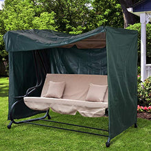 Outsunny Telo Copertura per Dondolo Impermeabile e Resistente Raggi UV | Tessuto Oxford Rivestito in PVC | 205x124x164cm