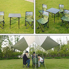 Tavolo da picnic all'aperto Tavolo da campeggio portatile, cima in alluminio e borsa da trasporto, scrivania pieghevole leggera, facile da pulire, prefetto per esterno, picnic, barbecue, festival, spi