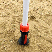 CZF ES Picchetto di Supporto per Ombrelloni, Ombrello di Ancoraggio per Sabbia Supporto, Base per Ombrellone da Spiaggia, Adatto per Terrazza con Prato in Sabbia