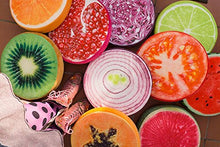 SANDINI Cuscino Motivo Floreale - Decorazione per la casa e Il Giardino - 38 x 6 cm