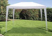 VERDELOOK Gazebo con Struttura in Ferro e Copertura in polietilene, 2x3 m, Bianco