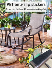 ZHANGYY Sedie a Sdraio per Patio Sedia a Sdraio, Sedia a Dondolo Sedia a Dondolo per Adulti Sedia a Sdraio per Anziani Siesta Chair Sedia per Il Tempo Libero Pigro Durable