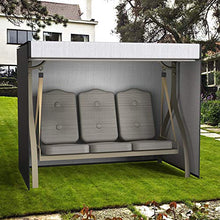Copertura Dondolo Protettiva per Altalena Sedia Dondolo da Giardino Esterni,220 x 125 x 170 cm,Impermeabile,210D,Tessuto Oxford