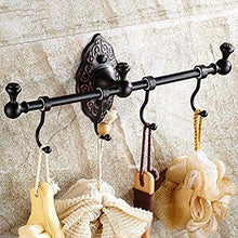 PYROJEWEL cremagliera Mensole for Bagno Mensole Rack Appendiabiti Bagno Una Barra di Rame cremagliera Nero Bronzo Nero Asta Singola Accessori Bagno Bagno mensola da Bagno