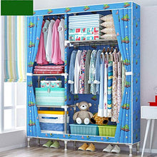 JFFFFWI Armadio Pieghevole Armadio Guardaroba 168 * 46 * 106cm Guardaroba Semplice Armadio (Colore: C)