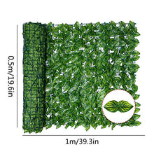 Schermatura con foglie artificiali, Paravento per balcone con foglie artificiali, Recinzione da giardino con protezione per la privacy e protezione anti-sbiadimento anti-UV per festa di matrimonio