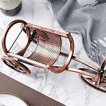 Supporto Bottiglie In Metallo Portabottiglie Per Vino Cremagliera Del Vino Creativa - Decorazione Per Armadio Da Vino, Bagattella Moderna Americana Creativa
