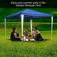 Hengda - Gazebo da Giardino, 3 x 3 m, Protezione UV, per Feste, Matrimoni, Giardino, Campeggio, Facile da installare