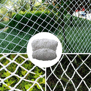 MFLASMF Rete di Sicurezza Protezione per balconi Rete di Recinzione per Locali Bianca Protezione per edifici Rete per Balcone Scale Rete Anti-Caduta Campeggio all'aperto, Arrampicata, amac