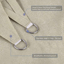 Jonist Tenda da Sole Triangolare Tenda da Sole Tenda da Giardino Tenda da Giardino Tenda ad Angolo retto Vele da Sole per Giardino Triangolo Tenda da Sole Kit di Fissaggio per Vela, Whitemitkit-3.6