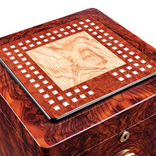 Cigar Box, Cigar Humidor Legno di Cedro Cigar Box Idratante Box Piano Vernice Grande capacità può Contenere 100 Alta qualità (Size : 26x26x28.8cm)