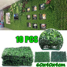 TTIK 10Pcs Siepe Sintetica Sempreverde Protezione della Privacy Decorazioni Giardino per Esterni per Balcone Giardino Recinto Matrimonio 40 × 60CM,B