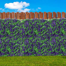 Pannelli di siepi artificiali in plastica verde edera recinzione per casa, giardino, decorazione da parete, 40 x 60 cm
