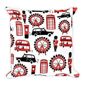 Timddlers & nippers Cuscino quadrato | Cuscino decorativo | Design multiplo (Londra)