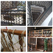 MFLASMF Rete di Sicurezza Protezione per Balcone Rete di Protezione per Bambini, Corda di Canapa, Scala per Balcone Rete anticaduta Bar Ristorante Retro soffitto Decorazione Rete Rete di s