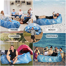WINTREK Divano Gonfiabile,Materassino Poltrona Gonfiabile con Pacchetto Portatile per Viaggiare, Campeggi,Spiaggia, Escursionismo, Piscina e Festival