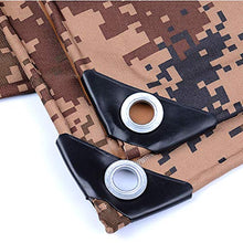 LLZH Deserto Oxford Camouflage PVC Telo Antipioggia Tenda da Giardino Tettoia Vele Spiaggia all'aperto Tenda da Campeggio Riparo Telo telone