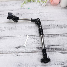 OUNONA porta ombrello ombrello supporto regolabile per bicicletta Passeggino MTB Deambulatore Sedia a rotelle golftrolleys (Nero)