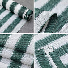 WUZMING Frangivista Balcone Parabrezza Recinzione Copertura HDPE Protezione UV Si Adatta Ringhiere per Appartamenti, Decking del Patio, con Fascette Fermacavi (Color : Green-White, Size : 90x400cm)