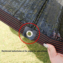 XIAOXIAO Rete ombreggiata Ombra Net-75% Ombra Panno Mesh Ombra Panno per Orticoltura Protezione Solare Asola Piatta Mesh Asola Nera (Size : 4x5m)