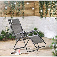 Lettino prendisole Sedie pieghevoli da giardino Lettino, sedia, sdraio pieghevole e reclinabile con cuscino per la testa, per patio, veranda, sedia da giardino pieghevole reclinabile da spiaggia