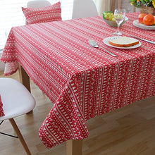 Jian ya na Red Deer Albero di Natale Modello di Tela Rettangolare Tovaglia Table Cover Cucina, caffè, Picnic, Inviti a Cena, Fiere 55"x71