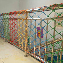 ETZBQ Rete di Sicurezza per Scale 10mm / 8cm, Parete Arrampicata Bambini,Corda da Arrampicata Rete da Arrampicata Ringhiera Protezione per Scale Recinzione Decor Mesh(4 * 5m/13.12 * 16.4ft)