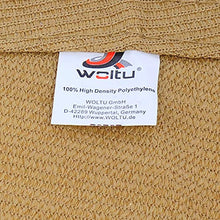 WOLTU GZS1188sd12 Tenda a Vela Parasole Triangolare Telo da Sole in HDPE Protezione Solare Respirante Anti UV Giardino Esterni Sabbia 3,6x3,6x5,1m