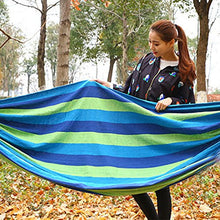 Yardwe Amaca Altalena Amaca Amaca all'aperto Multifunzionale per Campeggio Viaggi 280x80cm (Blu)