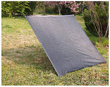 Telo Ombreggiante, Tessuto all'ombra al 90% Tessuto for ombrellone con passacavi for Copertura pergola, Nero (Size : 8m x 8m)