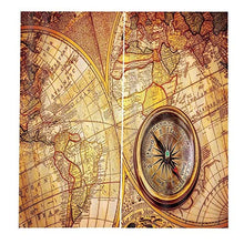 Mondiale Bussola Tenda, Mappa del Mondo Compass Tenda, Blackout Mappa 3D Compass Cortina for Soggiorno Camera da Letto Albergo Compass Curtain(2 Pannelli) Tende da Esterno