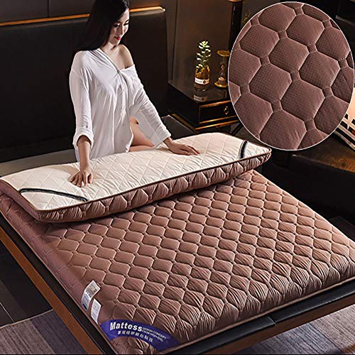 Addensare Sonno Tatami da Terra Futon Stuoia di Materasso, Impermeabile Traspirante Tatami Giapponese Letto Rotolo Pieghevole Materasso Pieghevole Letto Ortopedico-c Twin: 90x200cm