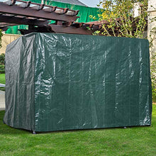 Outsunny Copertura per Mobili da Giardino Impermeabile Anti UV Anti Muffa con Fissaggio PE 215x155x150cm Verde