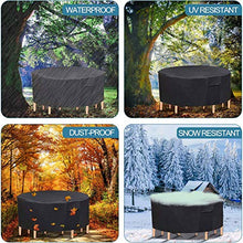 YULIAN Copertura per mobili da Giardino 230x95cm, coperture per mobili Rotonde, terrazza Protettiva antietranza Permanente di Polvere Anti-UV rappresenta l'acqua Resistente al Giardino Giardino