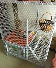Rete di Plastica del Recinto,Proteggi Piante Frutti Fiori e Alberi e Ferma Cervi e Animali Selvatici Reti Resistenti Alla Sciabica di Protezione Scala del Balcone del Giardino Rete di Sicurezza