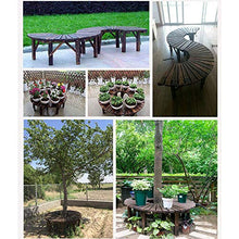LXLH Panchina da Giardino Panchina da Giardino, panchine Decorative da Giardino Impermeabili e Resistenti al Sole, panchina Multifunzionale da Esterno per fioriera da Balcone
