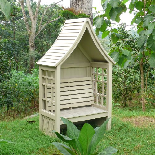 wugos Queen - Panchina da giardino con rose