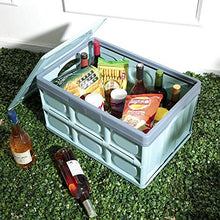 Yhjkvl Ripostiglio da Giardino Esterna Impermeabile Organizzatore Storage Box Courtyard Auto Strumento di Sicurezza Giardino Moving Folding Storage Box con Coperchio Armadio da Esterno