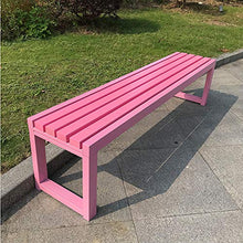 Terrazza parco panchina da giardino resto fila sedie, Panca da esterno in metallo in legno massello 2-3 posti, Sedia da veranda resistente alle intemperie per mobili da terrazza/balcone