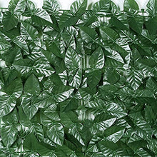YUXO Artificiale Siepe Finta Foglia Edera Recinzione per la privacy Siepe di foglie artificiali Recinzione per pareti con schermo per la privacy Abbellisci la decorazione per giardino esterno Antivent