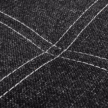 vidaXL Divano Letto Regolabile in Tessuto Nero Soggiorno Casa Salotto Sofa