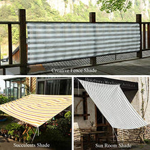 Summer supplies Recinzione Copertura per Balcone Protezione della Privacy Schermo in HDPE Senza Viti Permeabile per Estate ed Inverno,con 4 * 1,5m di Corda,Grigio Chiaro