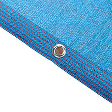 Telo Ombreggiante, 80% Tessuto for Tende da Sole con Clip, Paralume in Rete a Rete Solare for Copertura for pergola Veranda Verticale, Blu (Size : 2m x 5m)