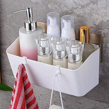 GYCS Mensola per Doccia/mensola per Bagno Cestini per ripiano per Doccia angolari Adesivi Super Resistenti per Bagno e Cucina